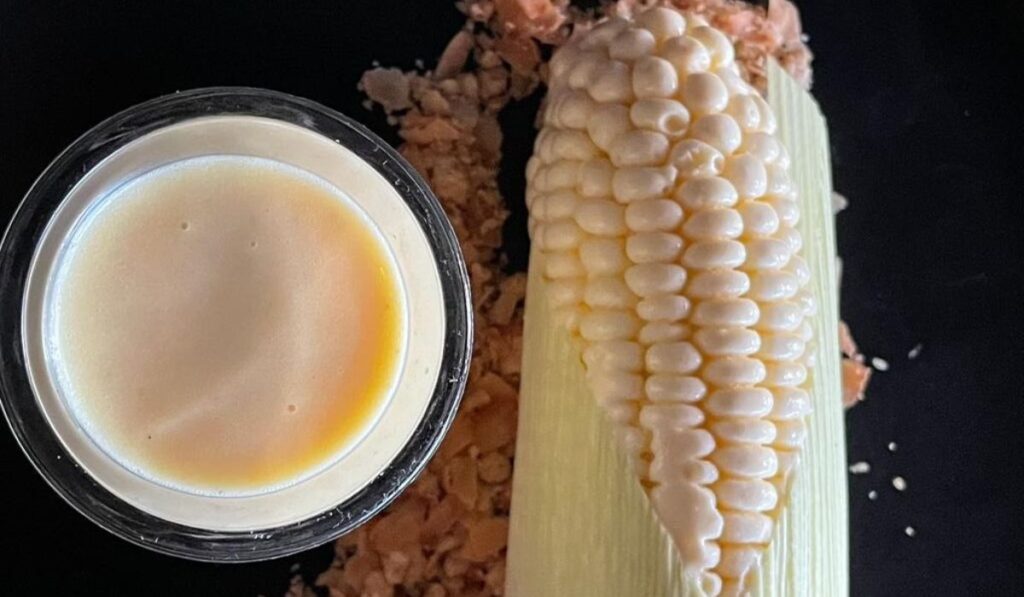 Helado de elote, un tributo al maíz de un restaurante en Cancún