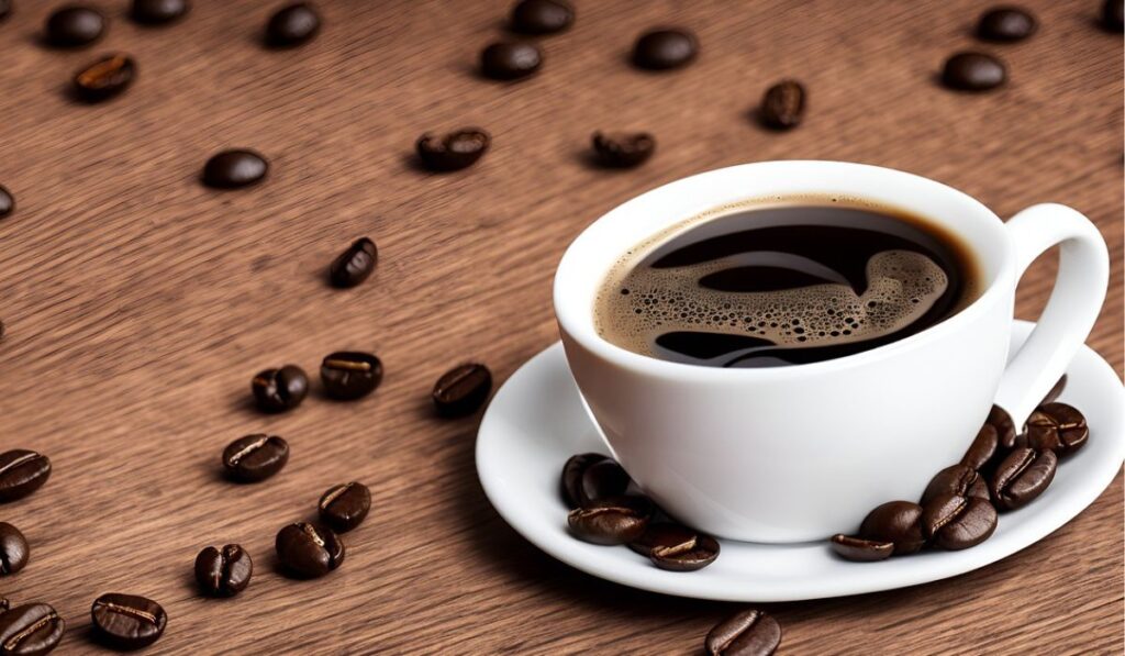 Taza de café negro, alimento malo para la fibrosis quística.