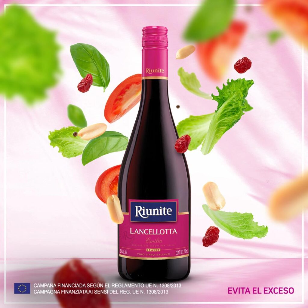 El nuevo Riunite Lancellotta está elaborado con la uva que lleva su nombre y es justamente la que hace que este vino tenga características únicas.