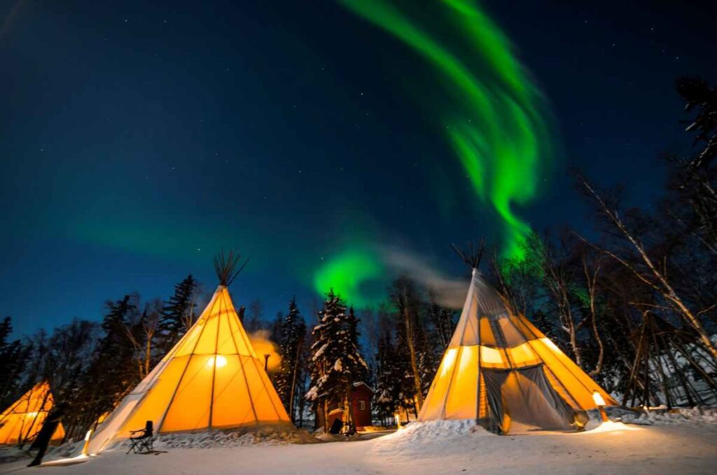 Territorios del Noroeste, el destino para ver auroras boreales en Canadá