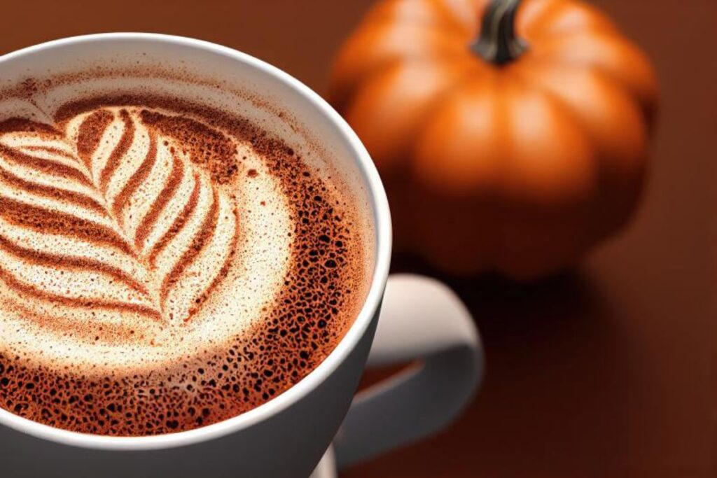 Pumpkin spice latte, bebida más popular durante el otoño.