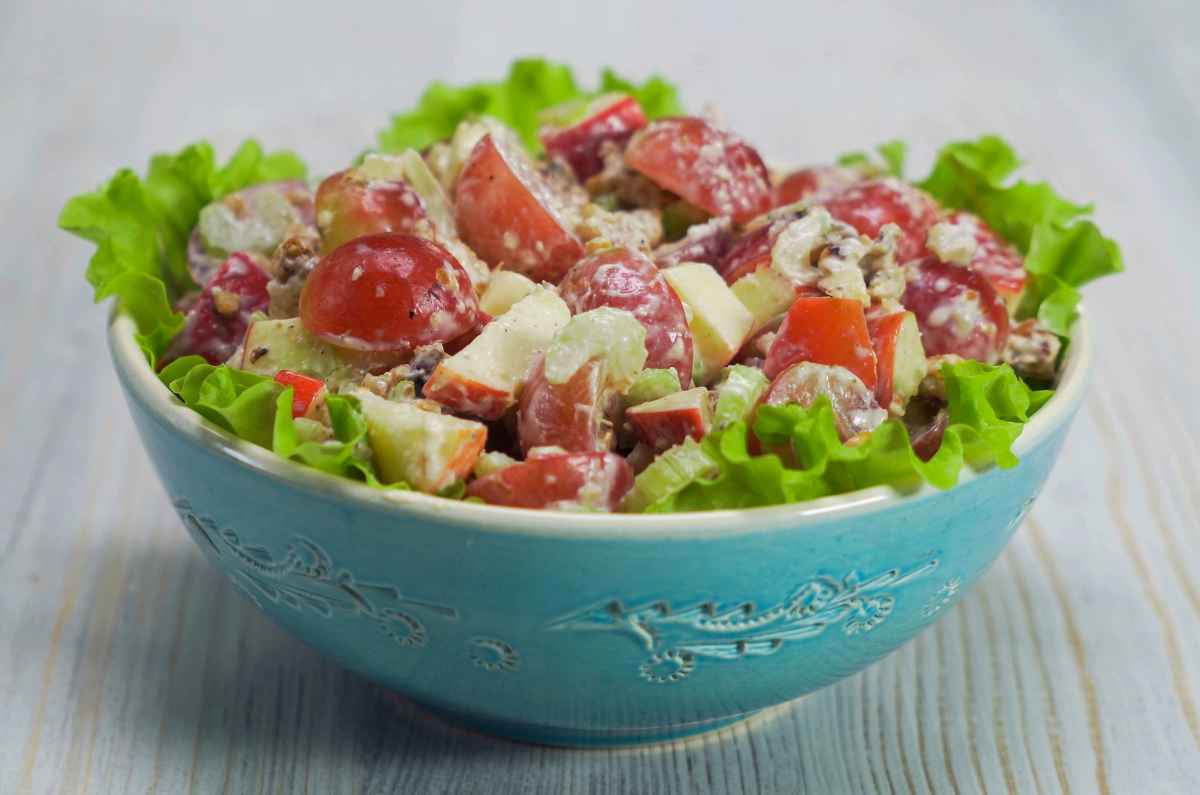 3. Ensalada de Navidad de manzana con Yogur