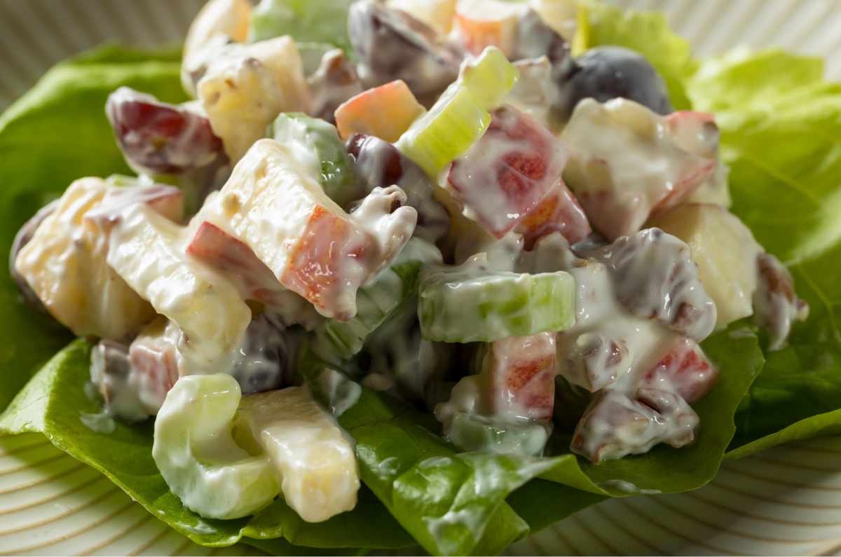 5. Ensalada de Navidad de manzana con Granada