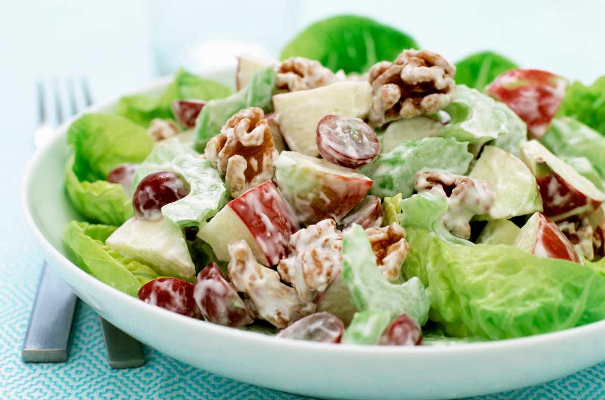 1. Ensalada de Navidad de manzana