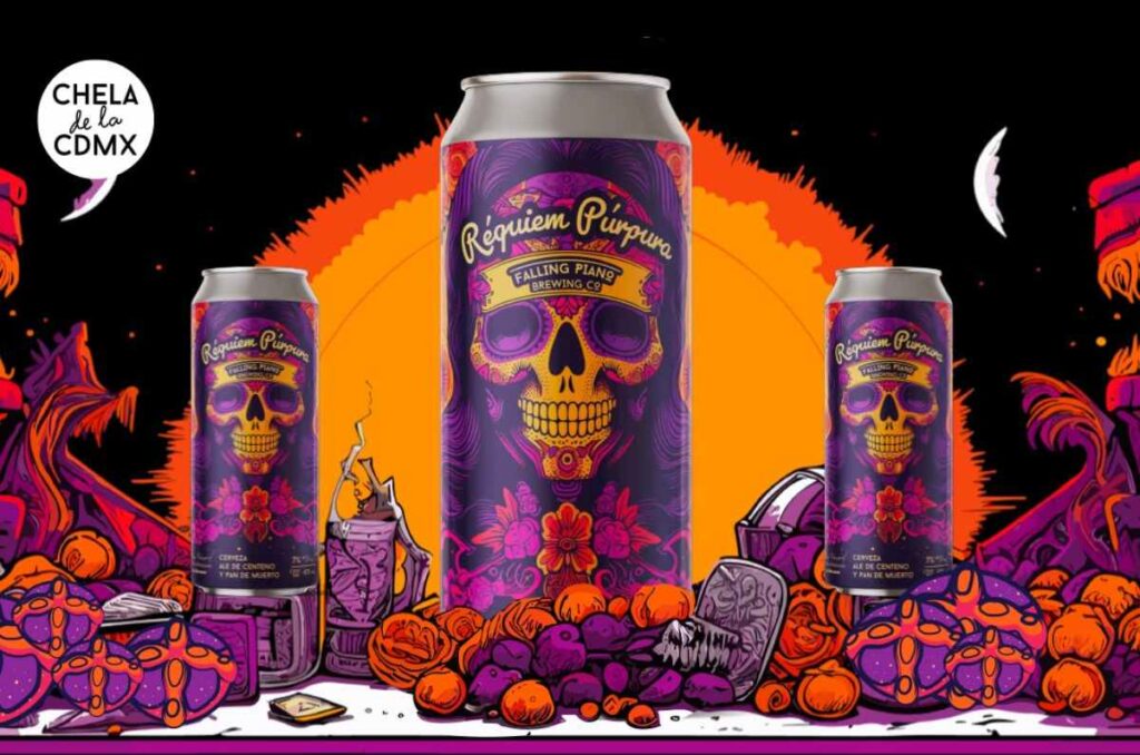 Requiem púrpura, la cerveza de pan de muerto que debes probar