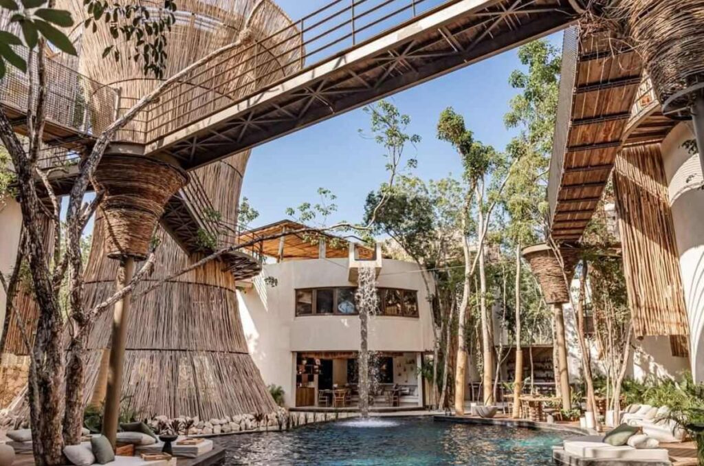 Rubi Tulum, el hotel de lujo en la selva que ganó un premio de arquitectura