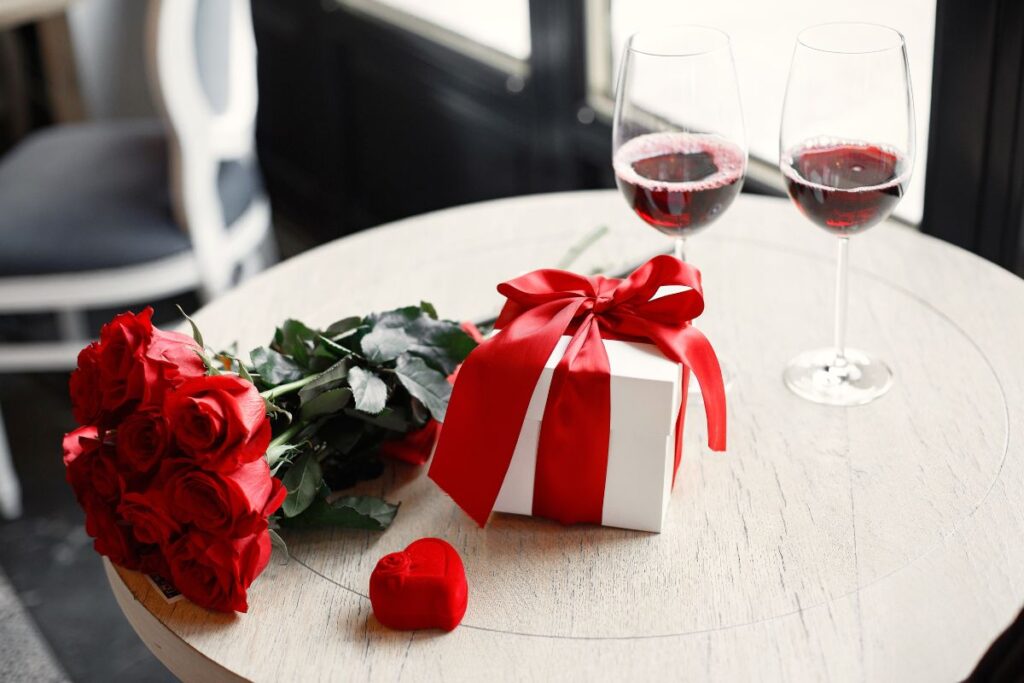 El día de San Valentín se celebra usualmente con una cena.