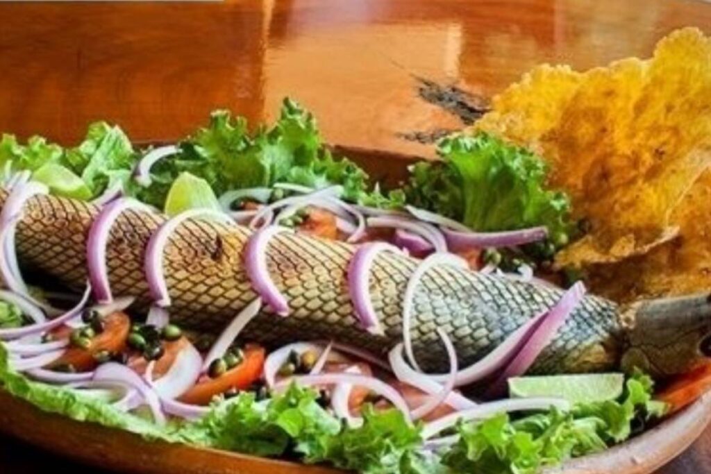 Tacos de pegelagarto son uno de los tacos más exóticos de Tabasco.
