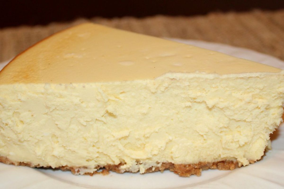 Cheesecake natural horneado. Foto de Flickr.