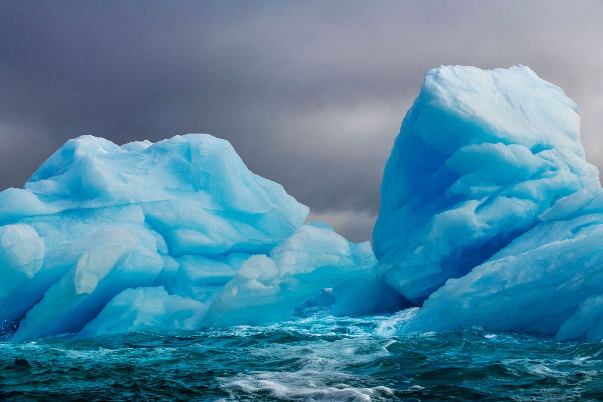 Tamaño de los glaciares en el polo norte. Foto por Sergi Reboredo.