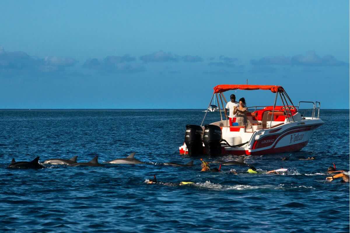 Clases de buceo en Mauricio. Foto por Sergi Reboredo.