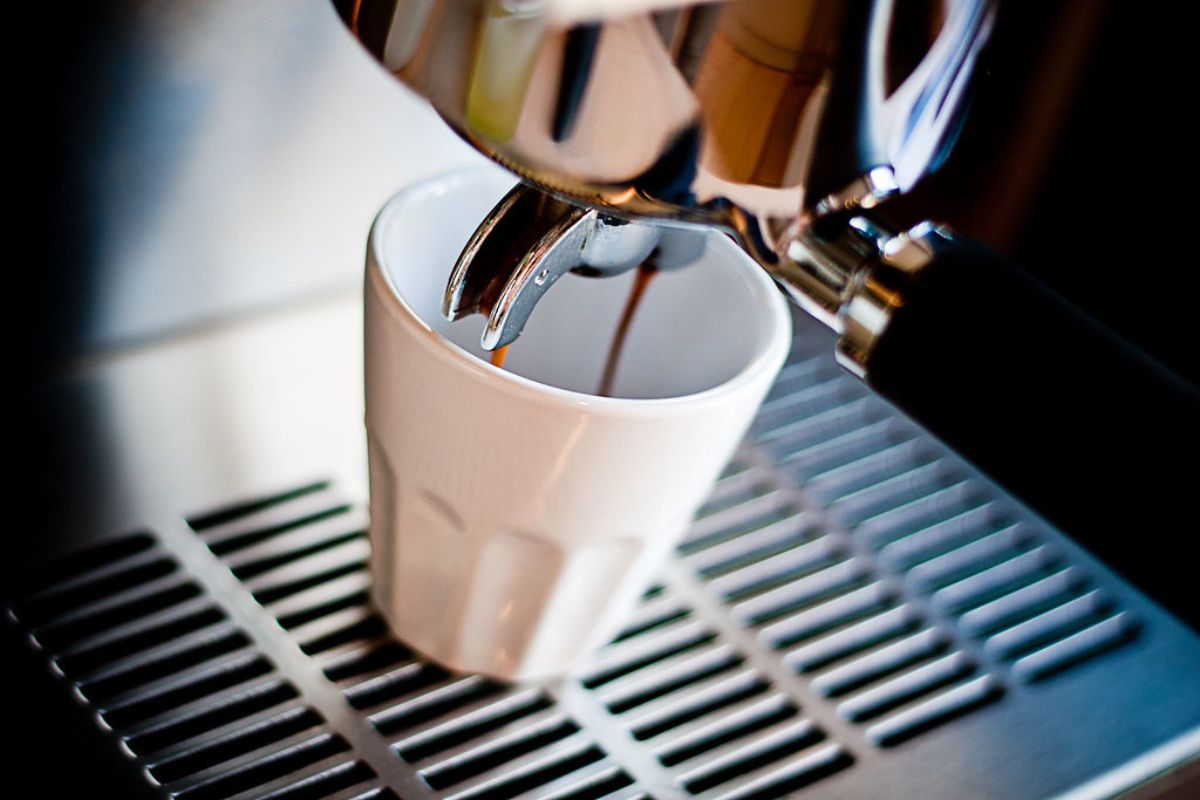 Extracción de café espresso. Foto de Flickr.