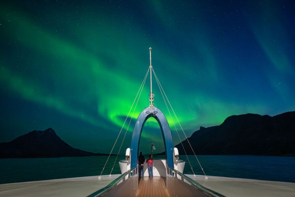 Groenlandia es un destino popular para admirar auroras boreales.