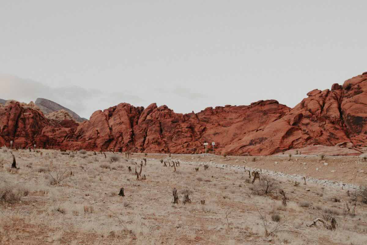 Explorando el Red Rock Canyon en el desierto de Nevada