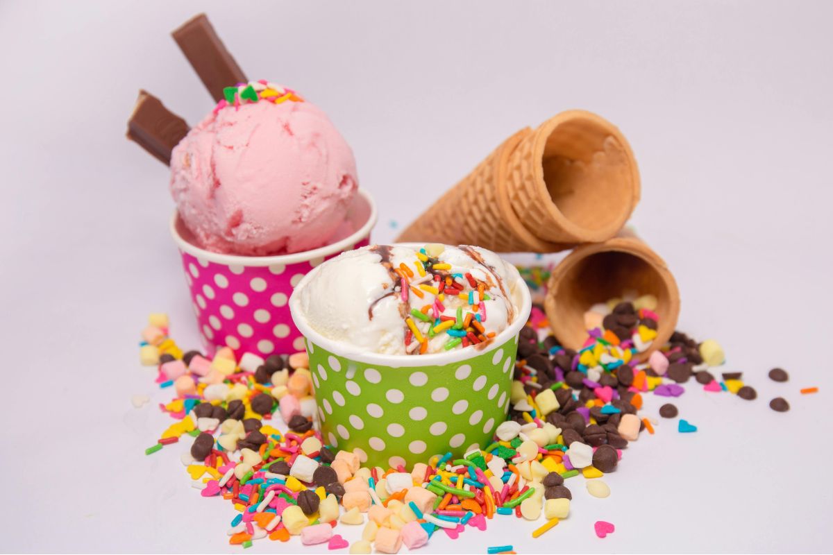 Helados cremosos de sabores. Foto de Pixabay.com