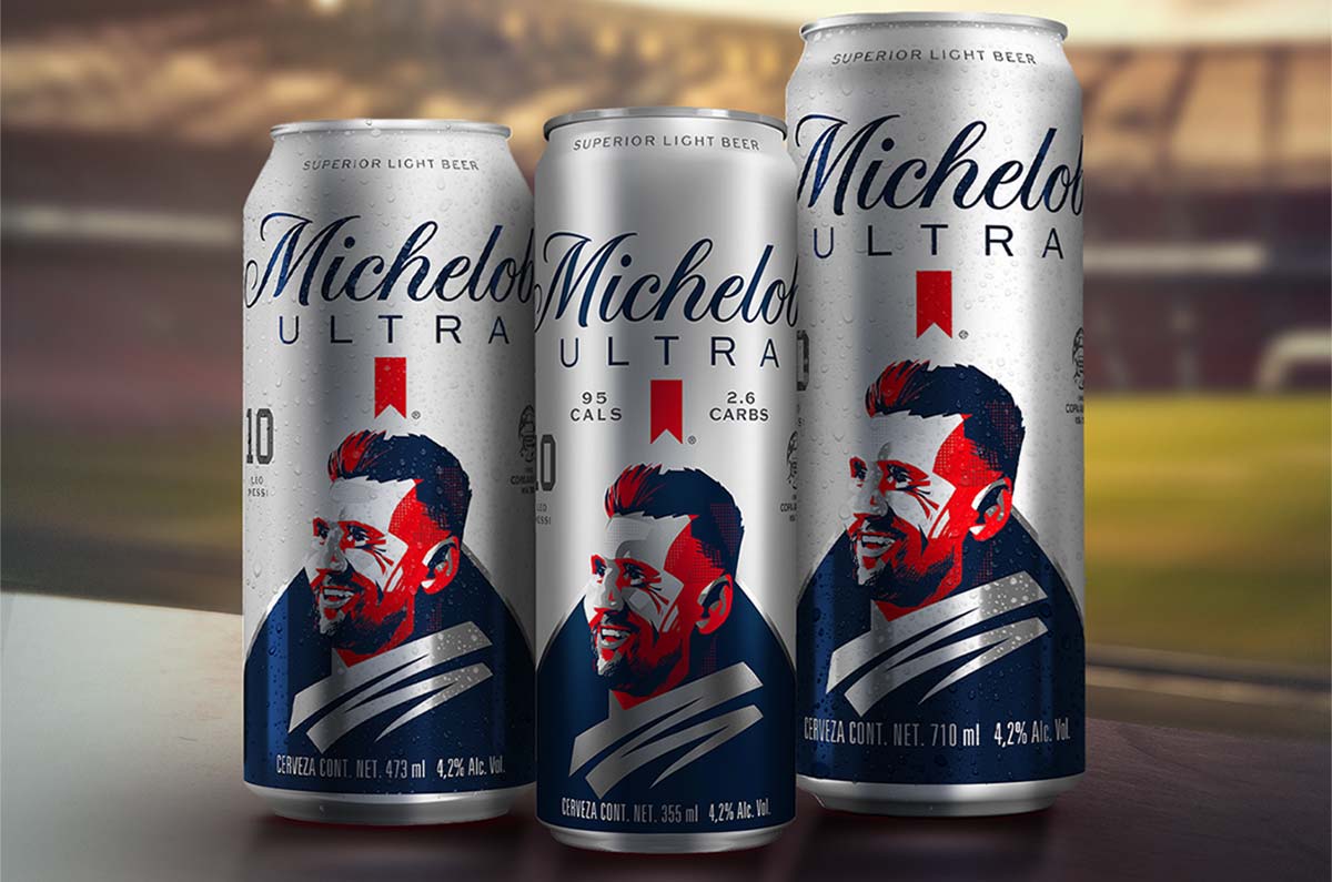 Michelob Ultra honra a la leyenda del fútbol: Lionel Messi