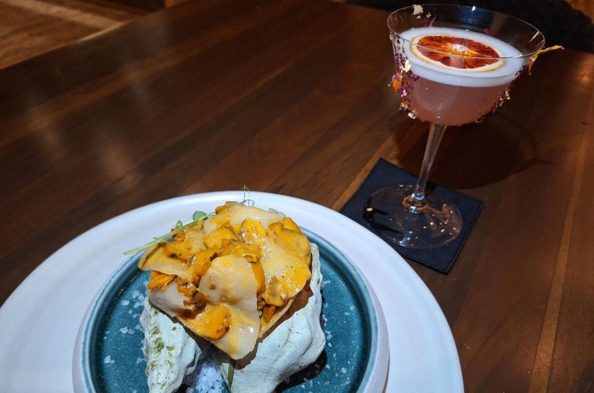 Cena Pasaporte Culinario - Tostada de callo y caracol, foto de Miriam Carmo