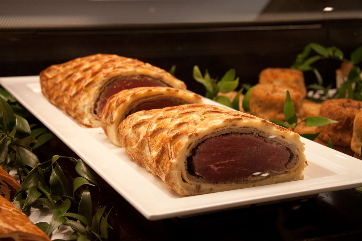 Presentación tradicional del beef wellington. Foto de Flickr.