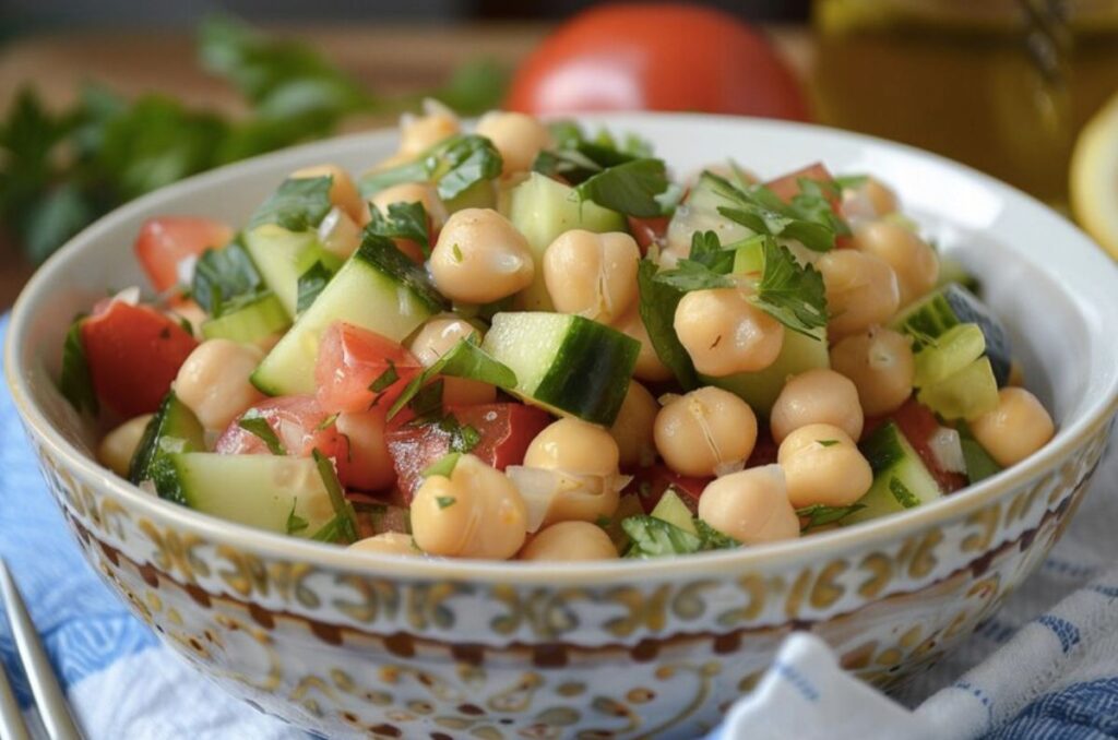 ensalada de garbanzo