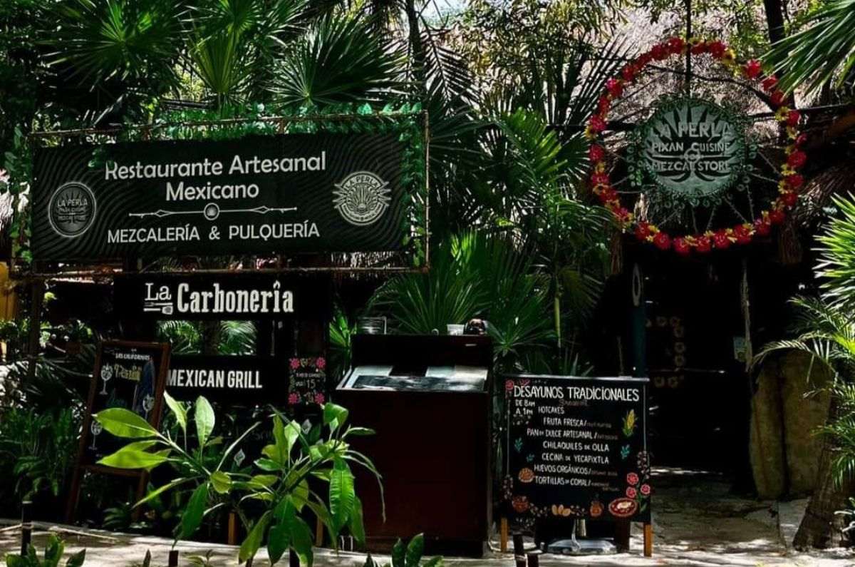 Restaurante La Perla Pixán en Playa del Carmen, foto tomada de sus redes sociales