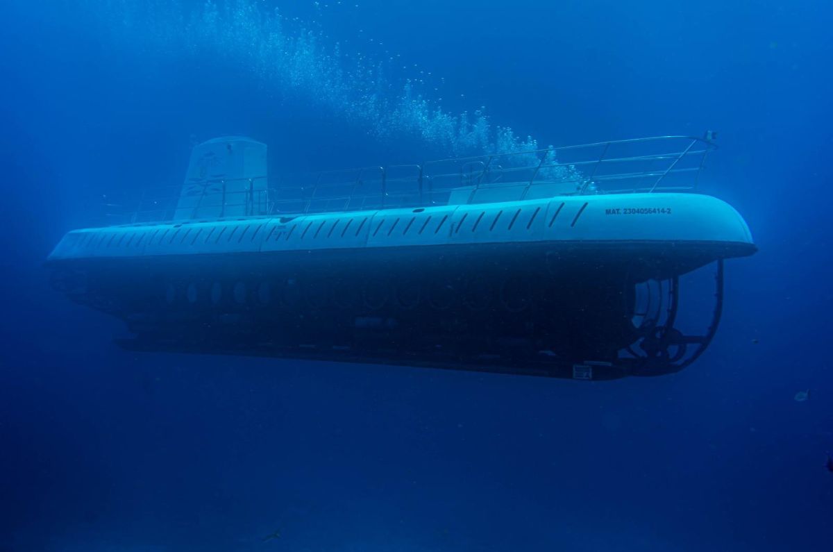 Submarino Atlantis en Cozumel, foto proporcionada por la empresa