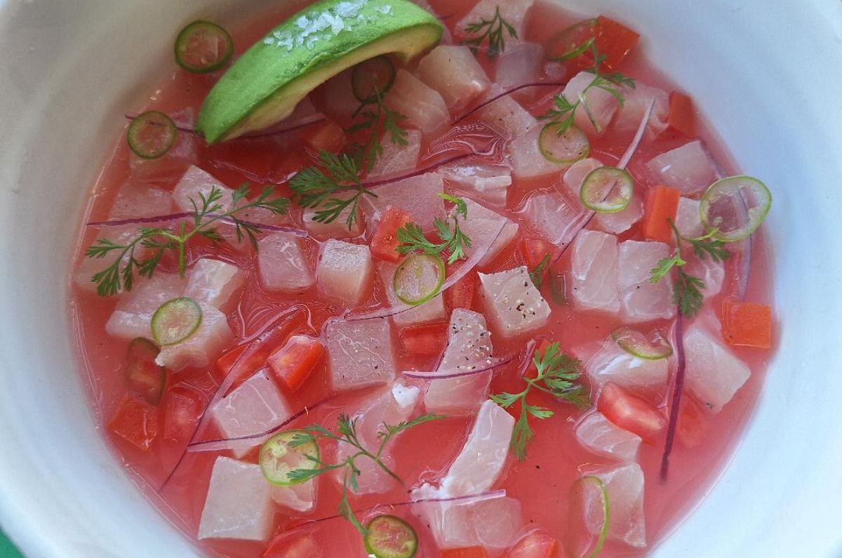 Ceviche de pescado en restaurante So'ol, foto de Miriam Carmo