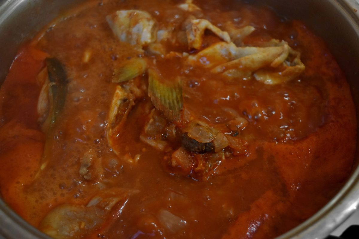 Guisado con carne roja y vegetales. Foto de Flickr.