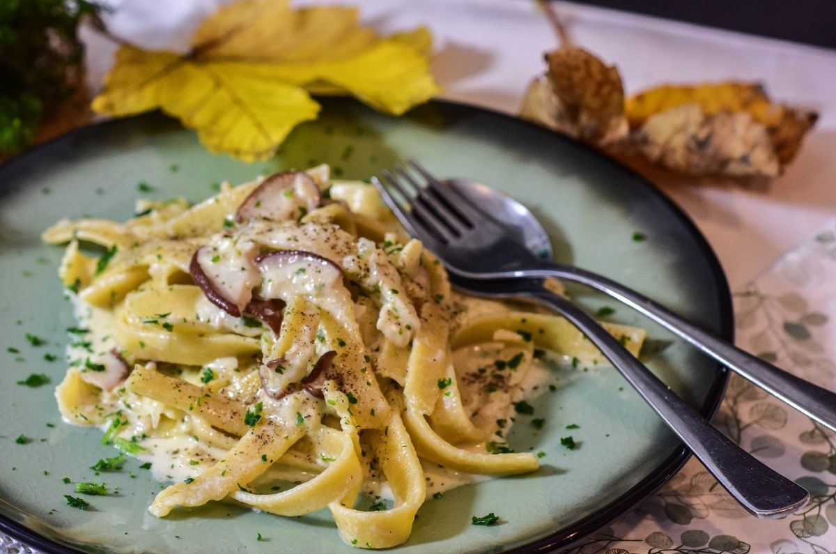 Pasta porcini, foto de Pixabay