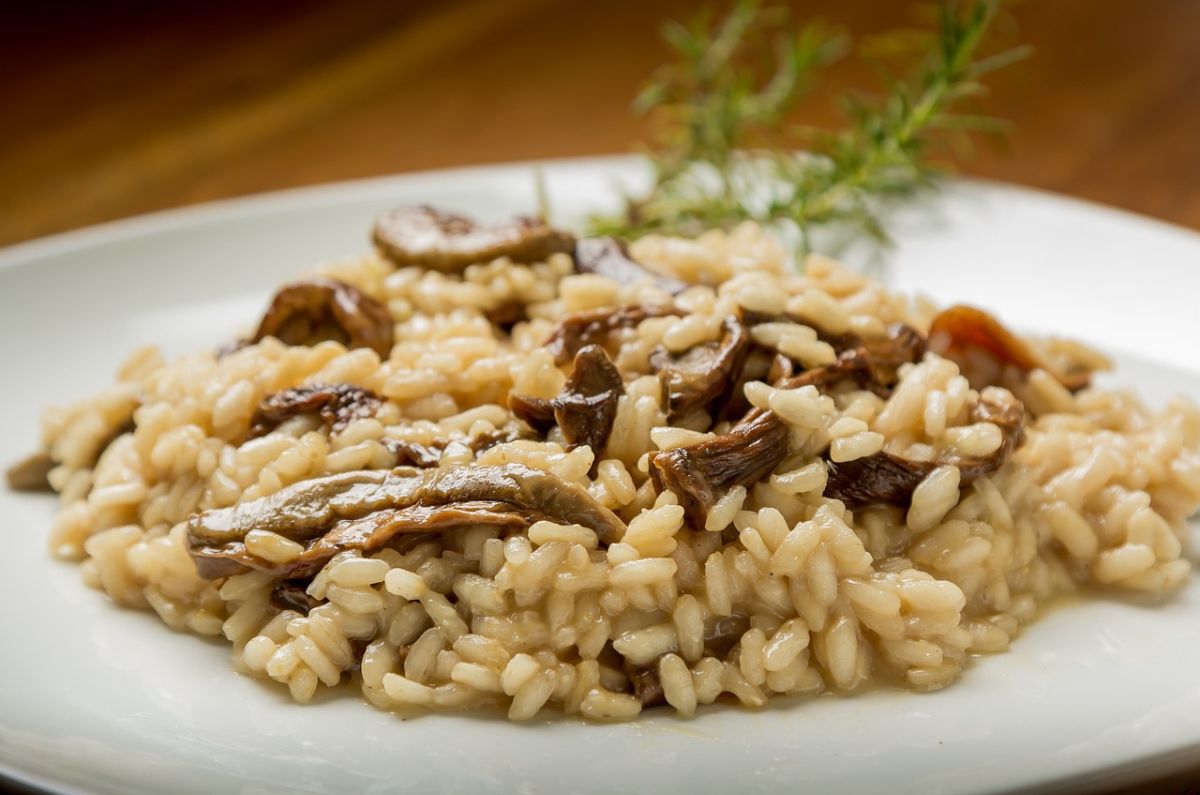 Risotto de fungui porcini, foto de Pizabay