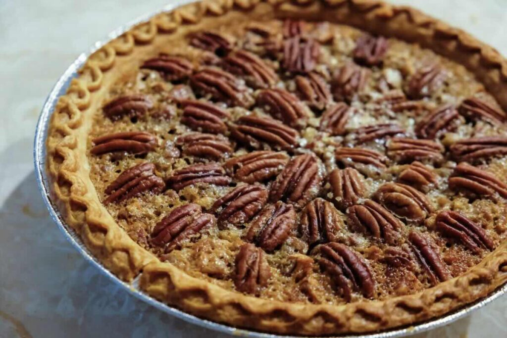 El pecan pie es una receta de otoño clásica en Estados Unidos.