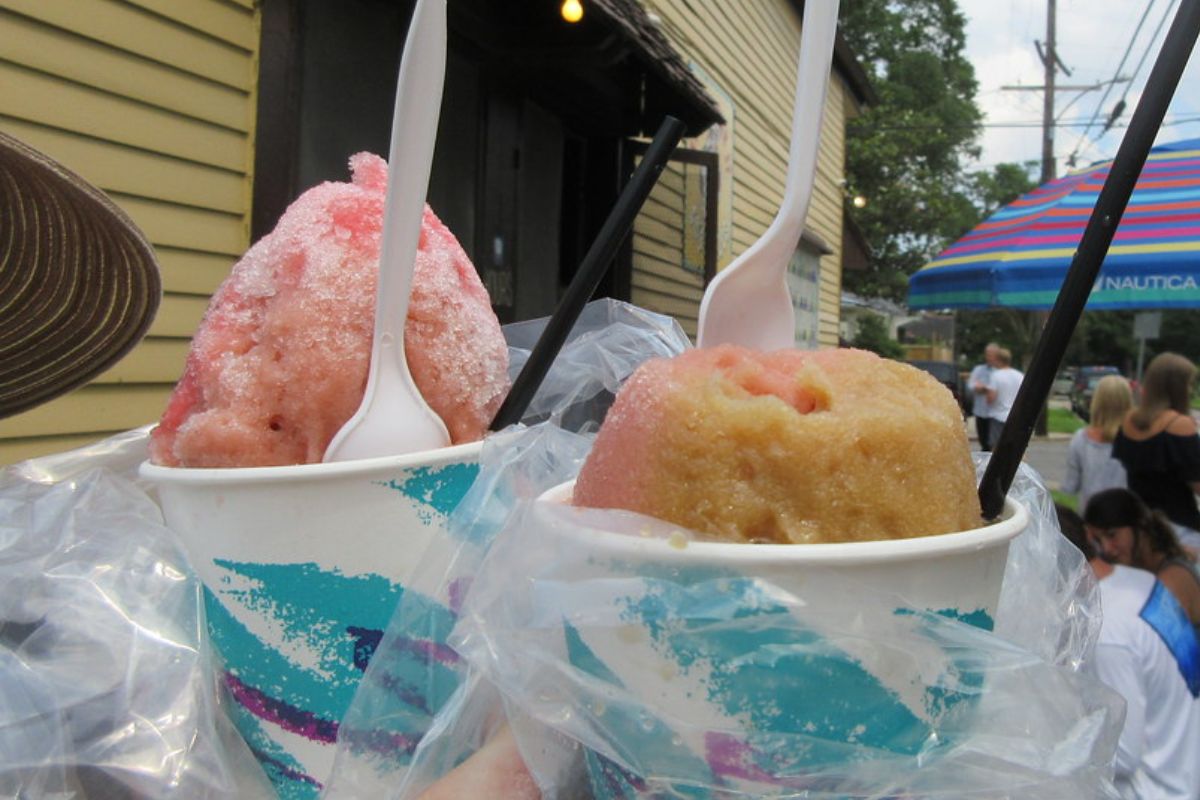 Raspado con jarabe natural. Foto de Flickr.