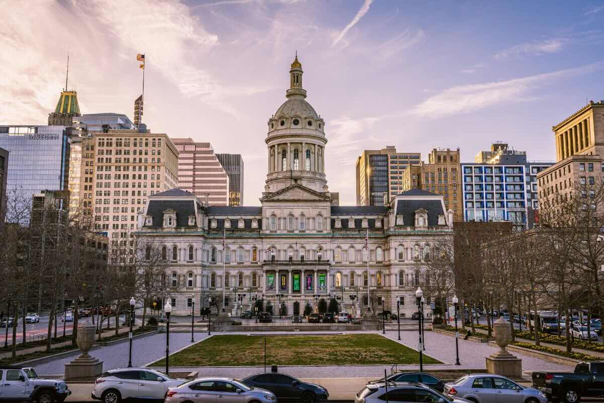 Centro histórico de Baltimore. Foto de Pexels.