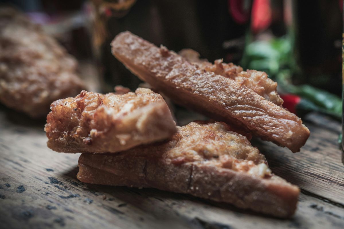 Botana de carne deshidratada. Foto de Flickr.