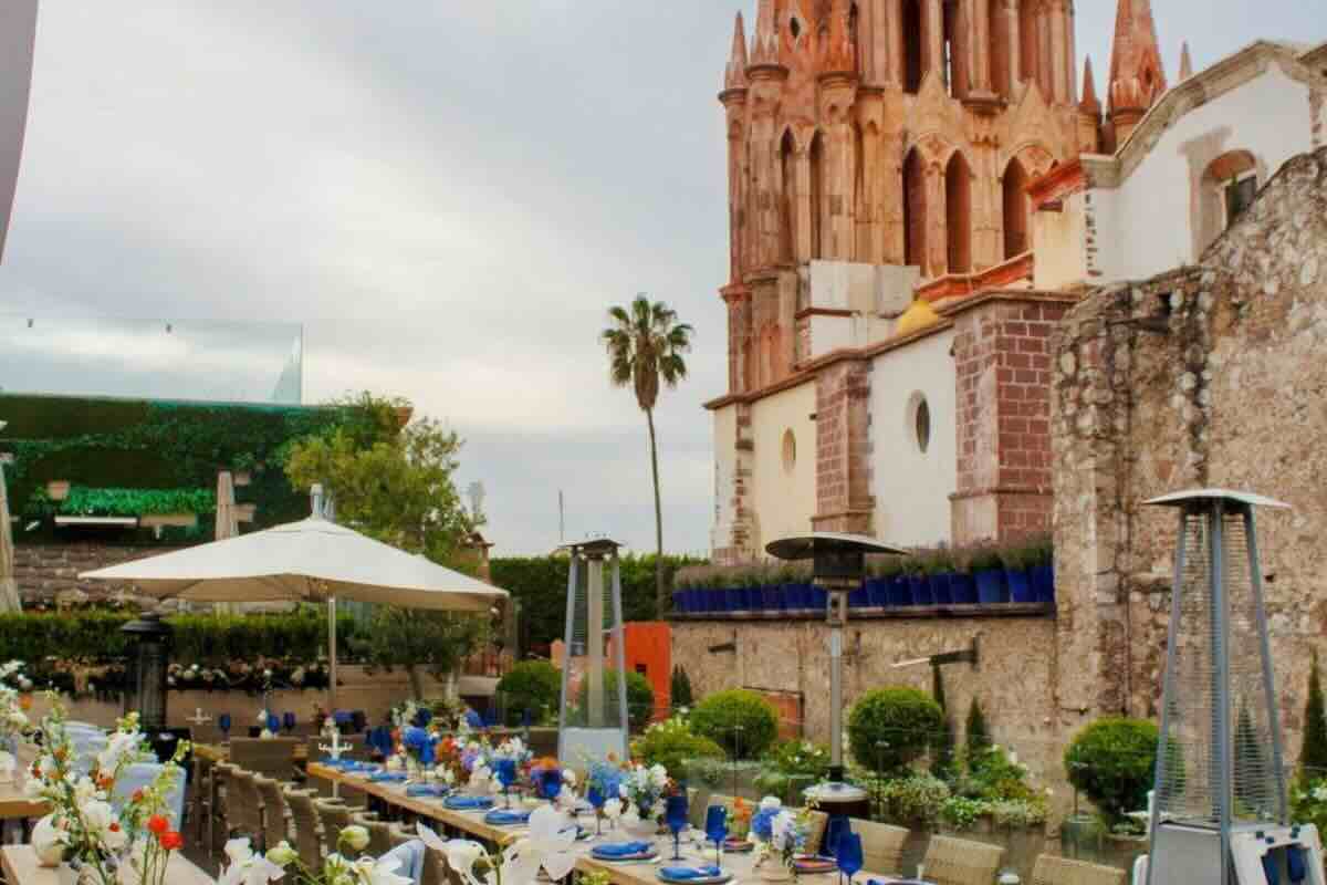 Vista desde la terraza de Quince. Foto de Instagram Quince Rooftop.