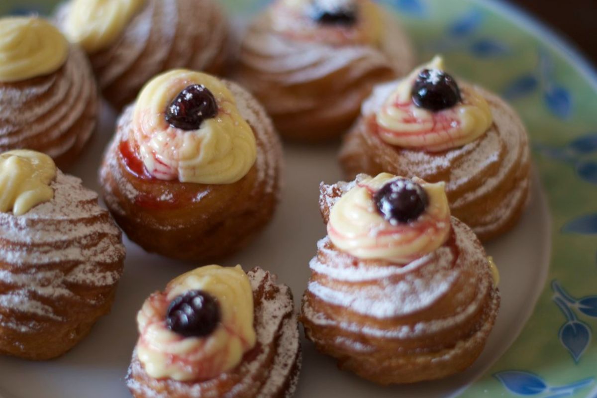 Versión horneada del zeppole.