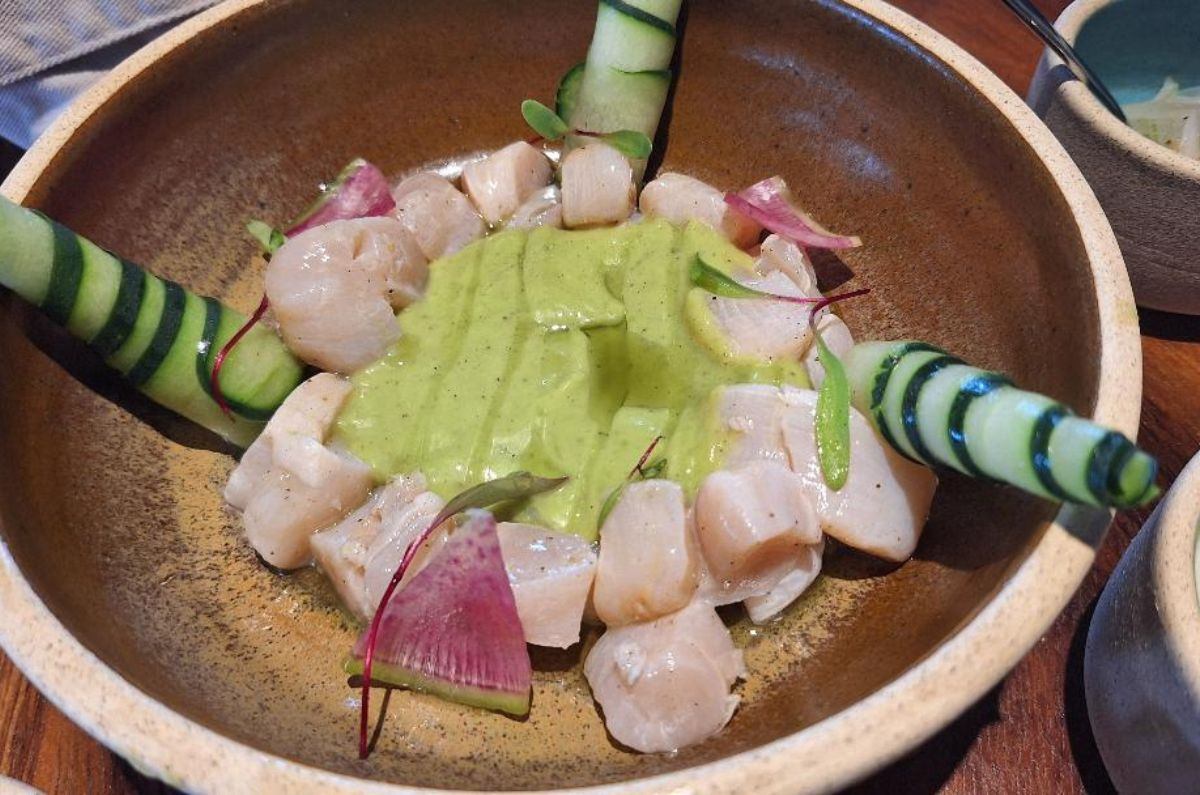 Aguachile de callo de hacha, foto de Miriam Carmo