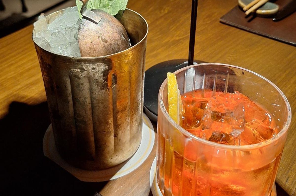 Cócteles Mint Julep y Negroni del 