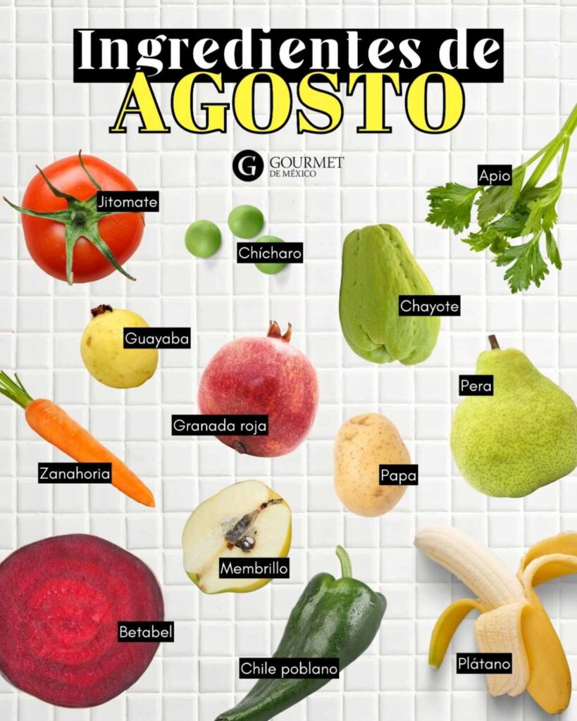 Ingredientes de agosto que debes probar en México 0