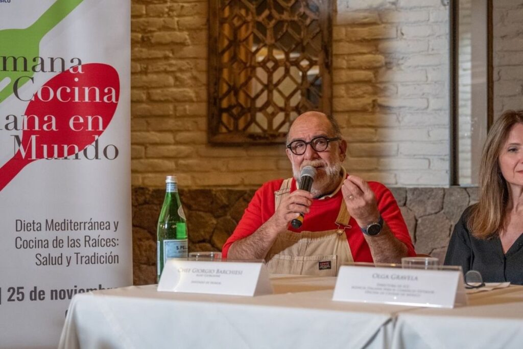 La semana de la cocina italiana presenta como temática este año la Dieta Mediterránea.