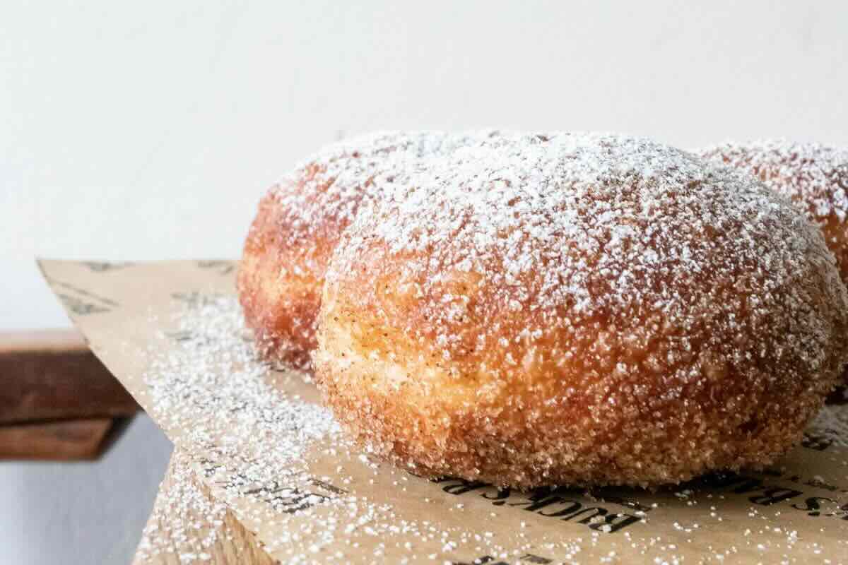 Bomboloni tradicional. Foto de Pexels.