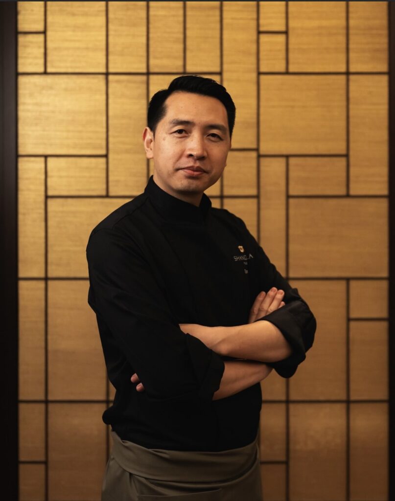 Chef Tony Xu de China en Shang Palace, Paris