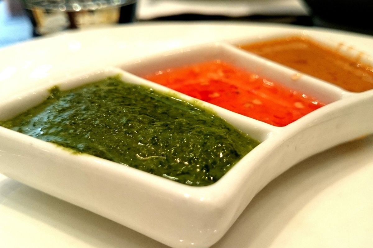 Chutney para compartir al centro. Foto de Flickr.