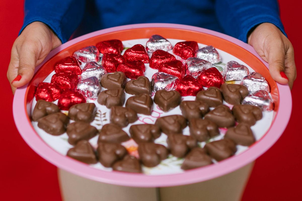 Bocadillos dulces de San Valentín. Foto de Pexels.