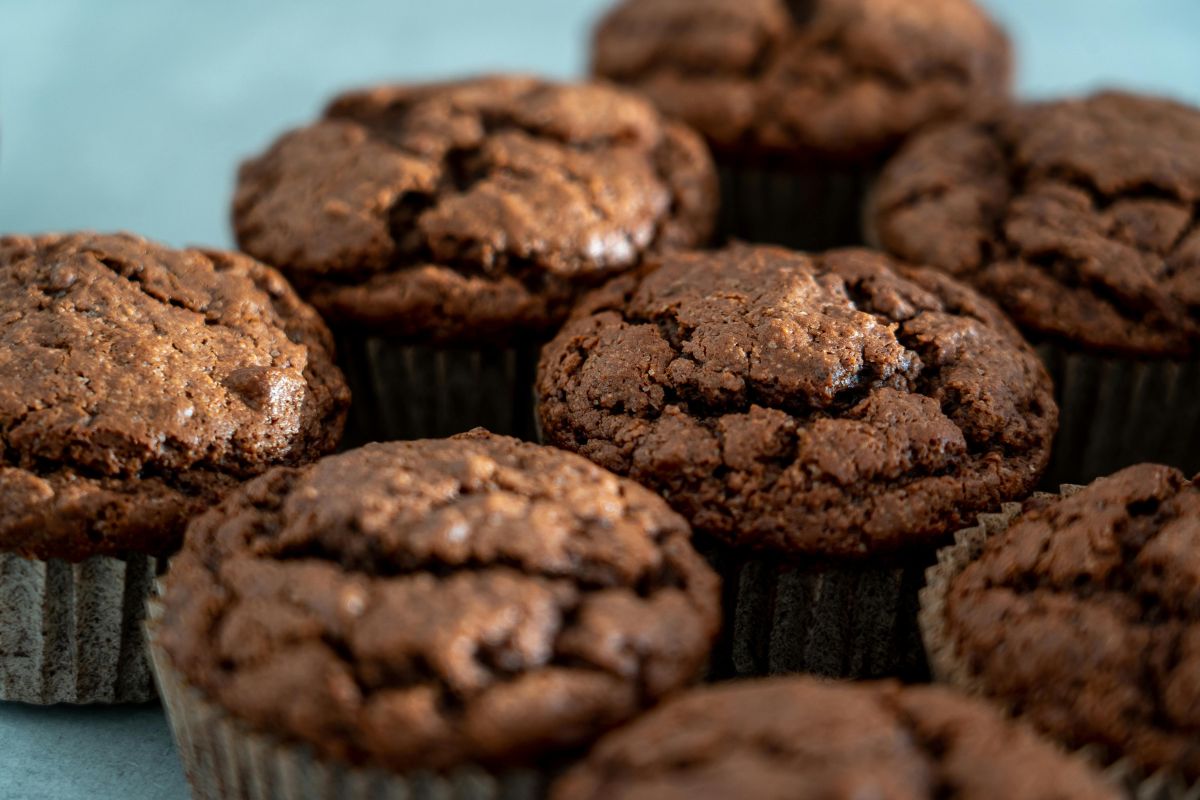 Muffins de chocolate. Foto de Pexels.