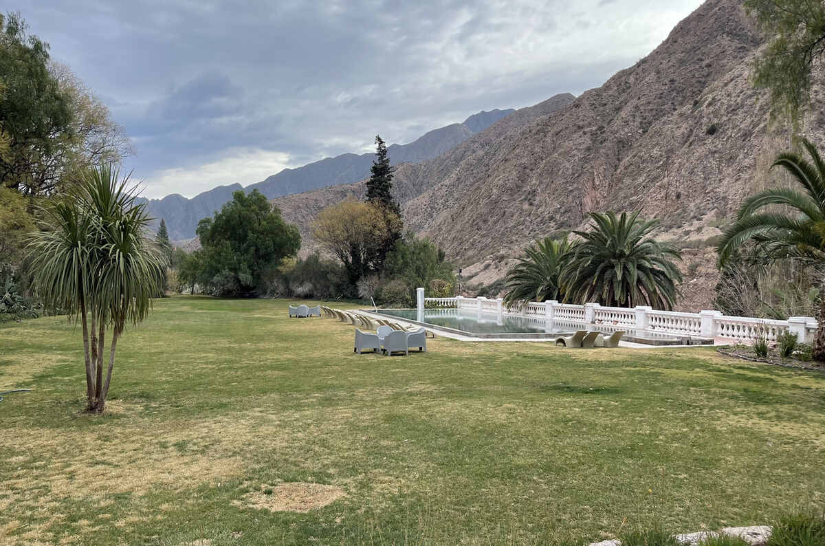 La piscina al aire libre 