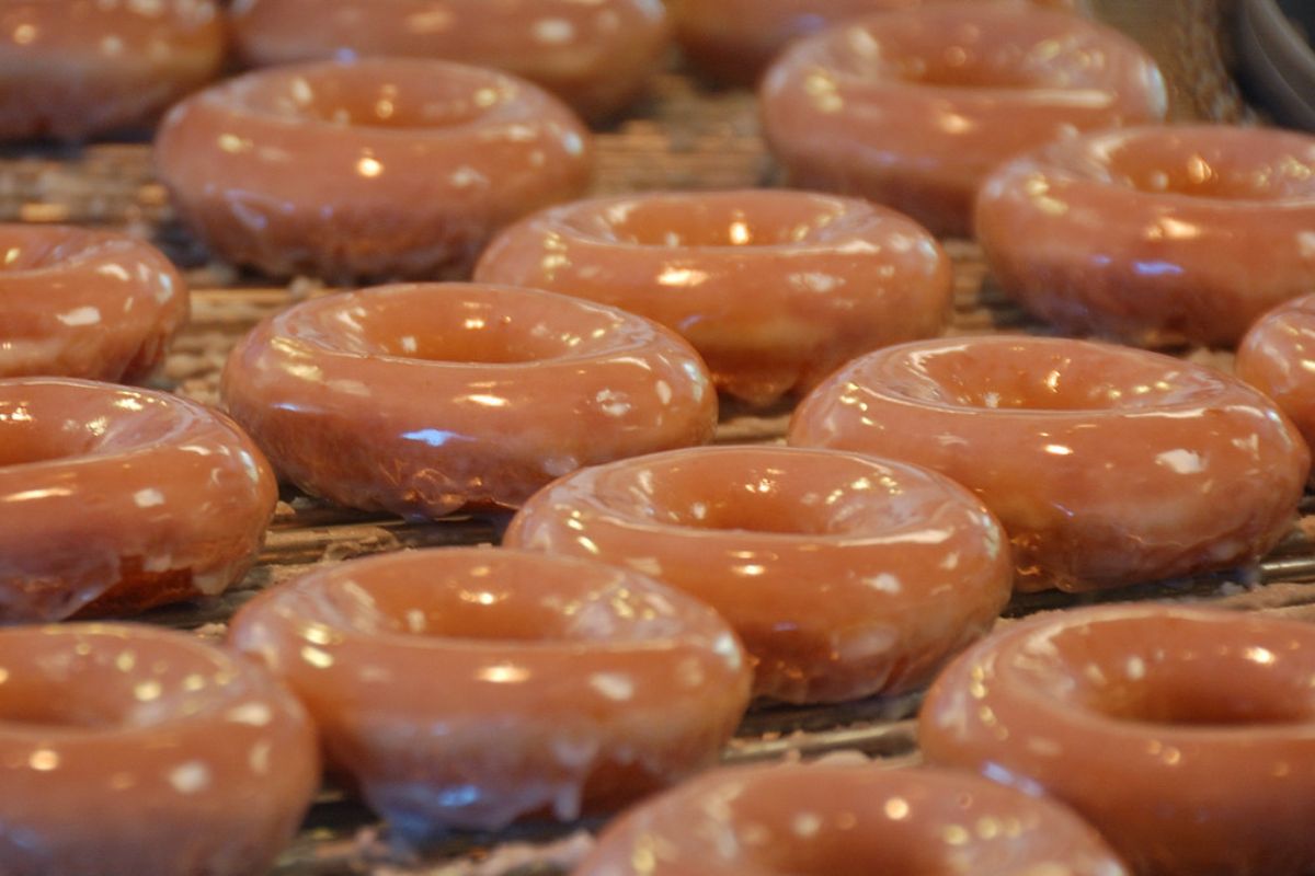 Donas con glaseado ligero. Foto de Flickr.