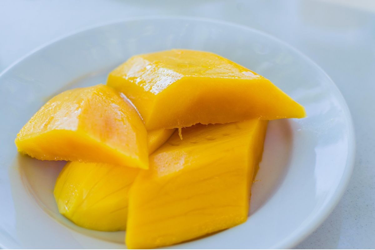 Pulpa de mango fresca. Foto de Pexels.