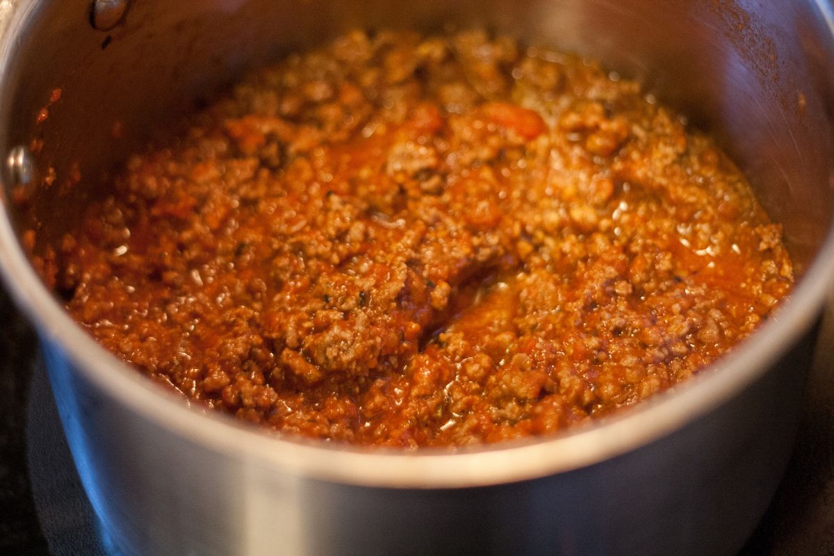 Guisado conocido como sloppy joe. Foto de Flickr.