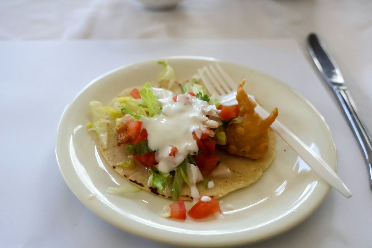 Tacos de pescado típicos de Baja California. Foto de Flickr.