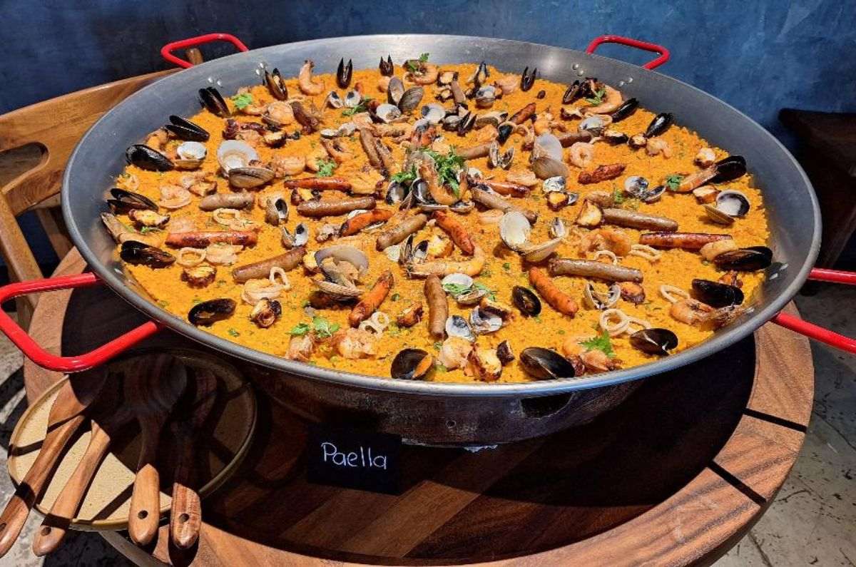 Paella en el brunch de Taboo, foto de Miriam Carmo